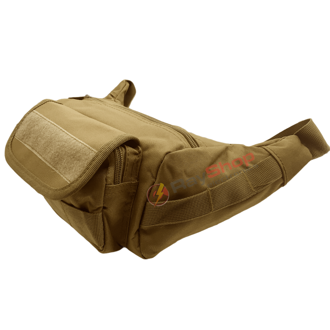 Cangurera táctica de poliéster 600D Oxford con 4 compartimentos (WZ813)