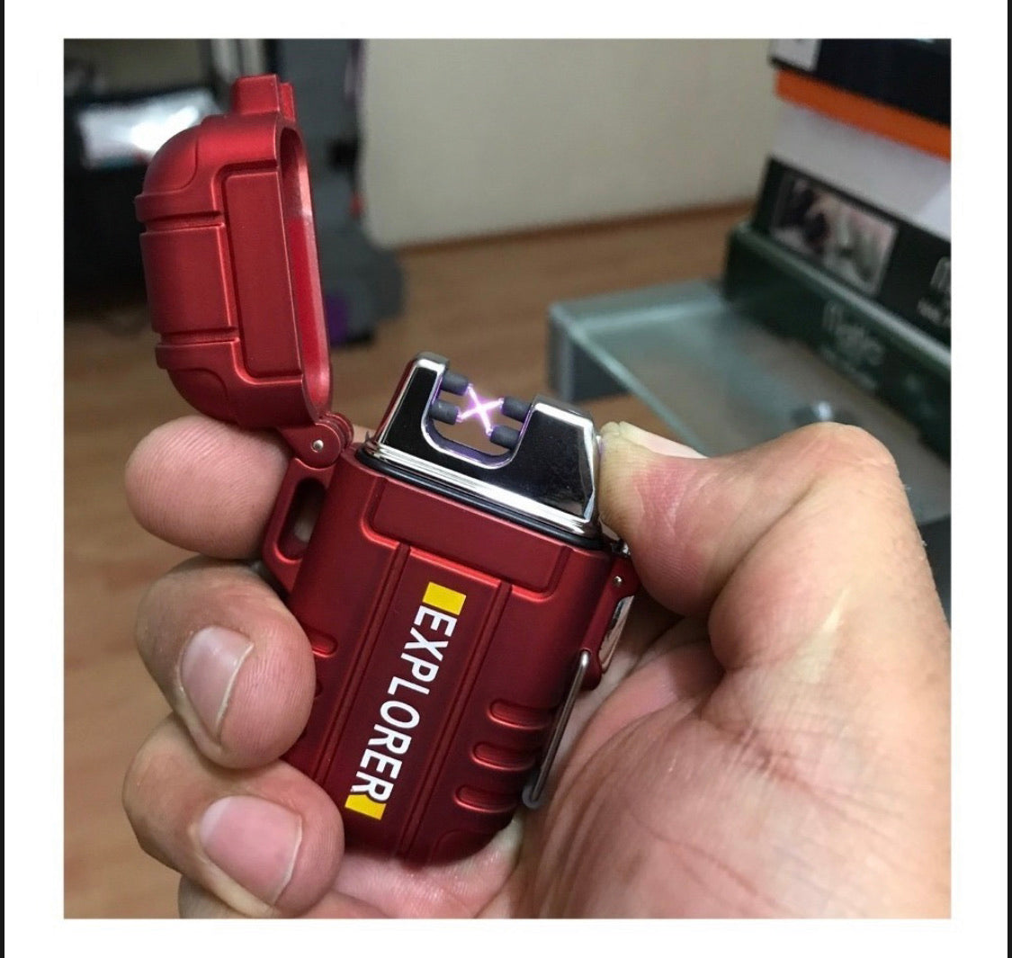 Encendedor de plasma de doble arco, USB y resistente al agua DT412 - foto 4