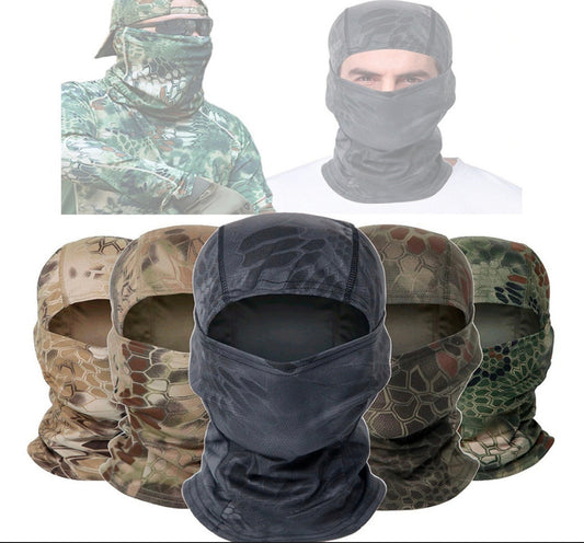 Pasamontañas balaclava elástico para usar en varias posiciones