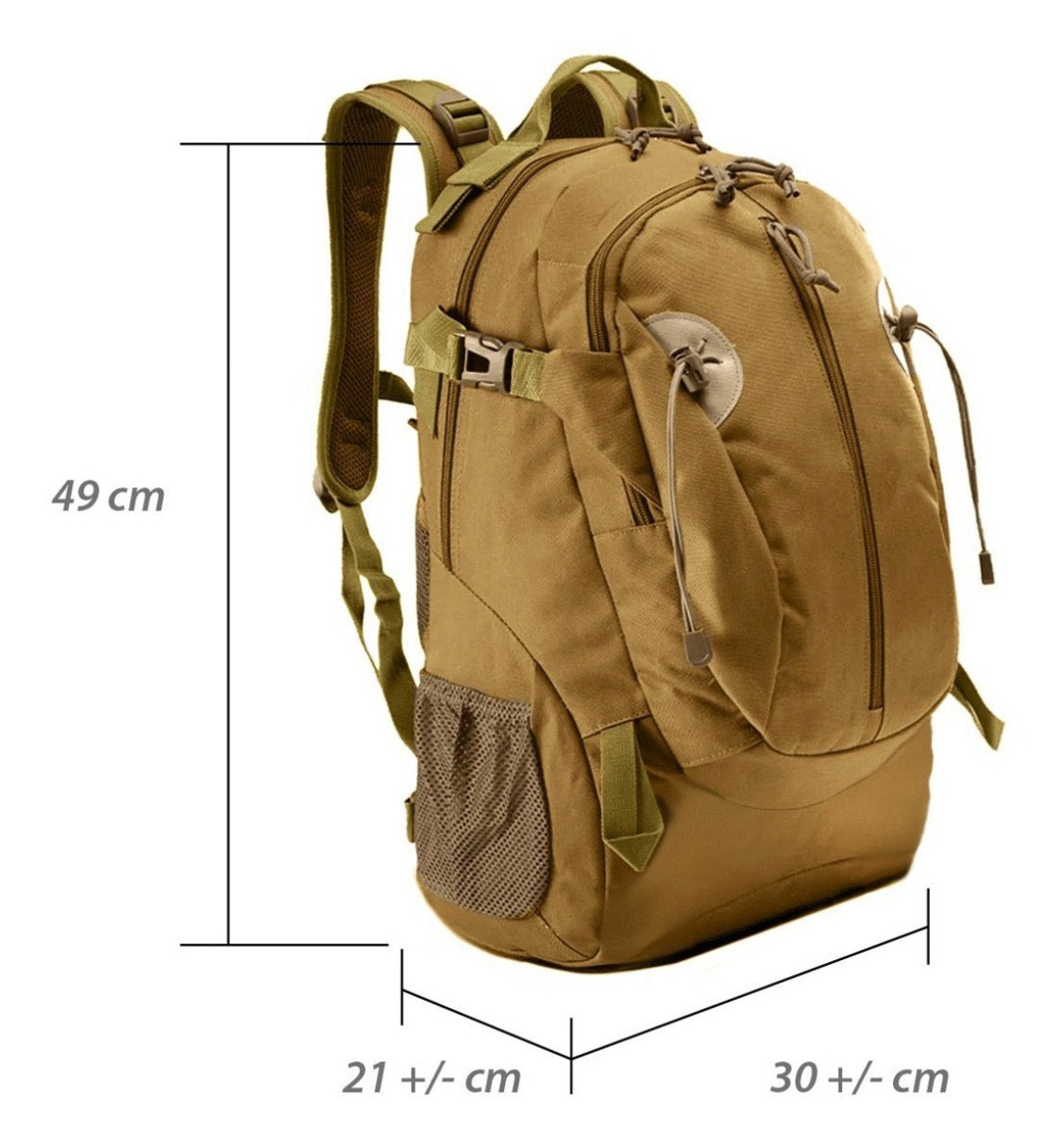 Mochila táctica de 35 litros de uso rudo para escuela, bici o laptop - foto 2