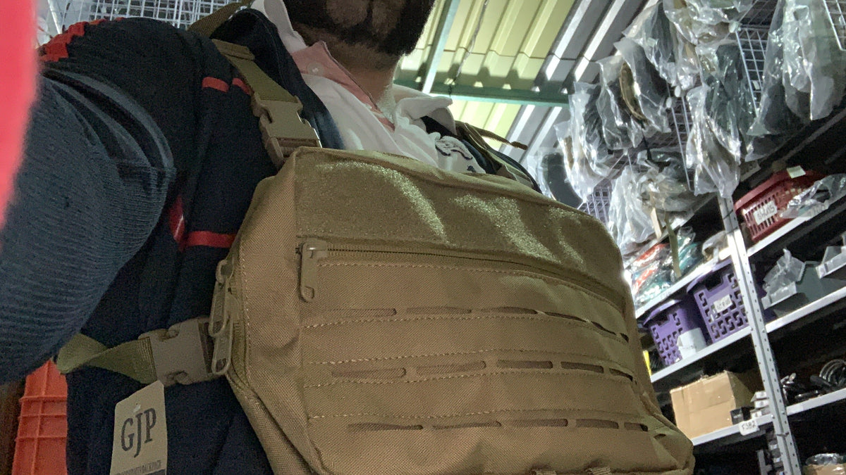 Chest bag de 5 litros WZ974 con compartimento porta arma - foto 5