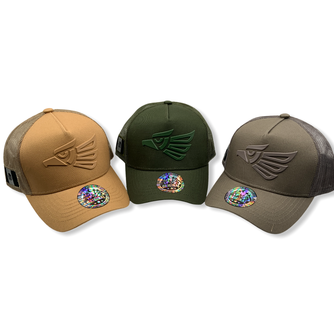 Gorra ajustable con águila, hecha en México, con malla y velcro - foto 2