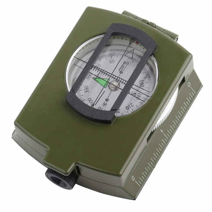 Brújula militar profesional de zinc con carátula fluorescente y funda PJ185 - foto 5