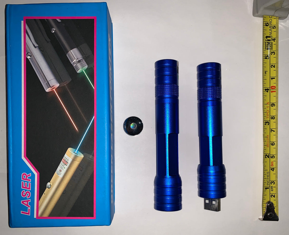 Láser ultraportátil verde de punto y multipuntos con carga USB DZ724