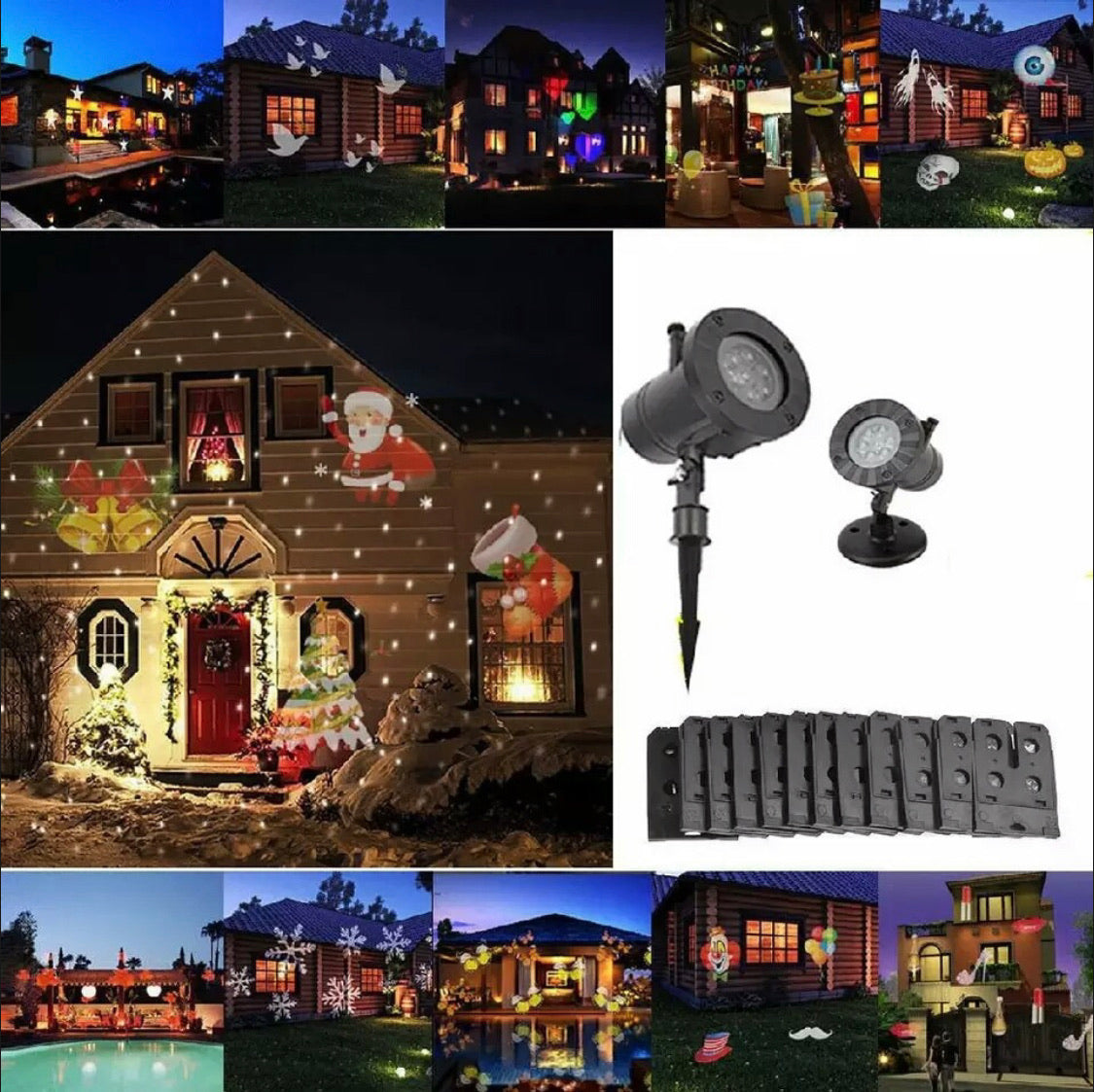 Proyector LED decorativo con 48 imágenes y control remoto W518 - foto 5