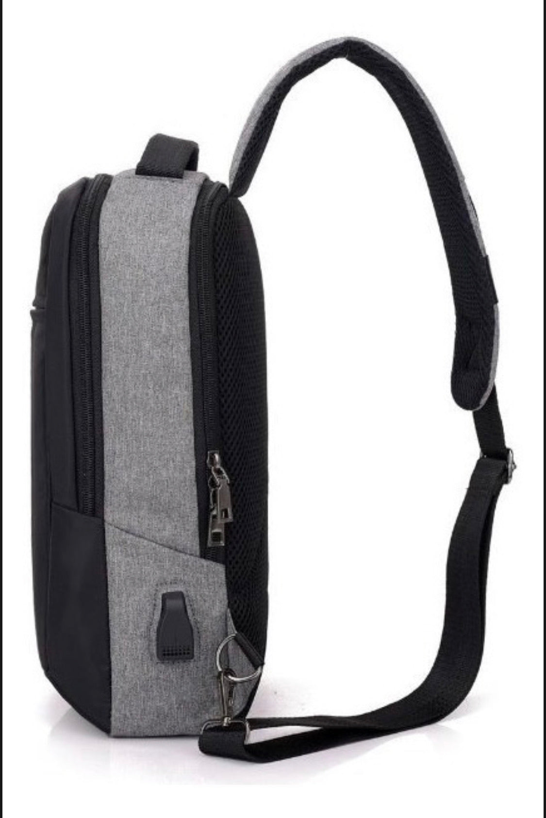 Mochila pechera antirrobo con puerto USB y cable integrado VE645 - foto 2