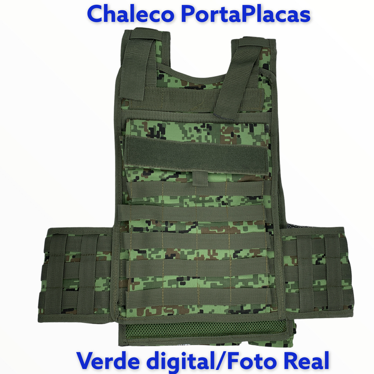 Chaleco porta placas con porta cargadores, Molle y área para parches - foto 5