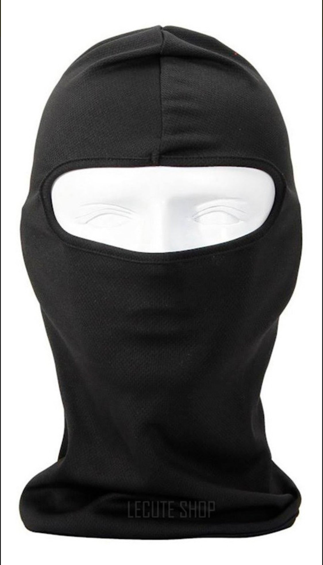 Pasamontañas de lycra trenzada ultraligero, 32 g, para moto y bici TJ04
