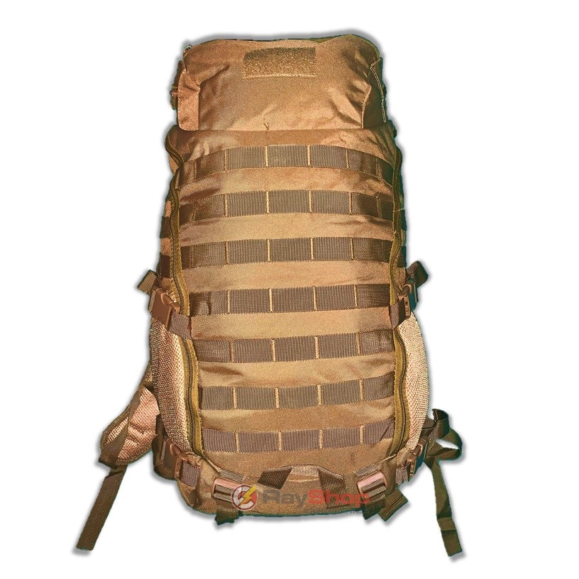 Mochila de camping impermeable de 50 litros con compartimentos