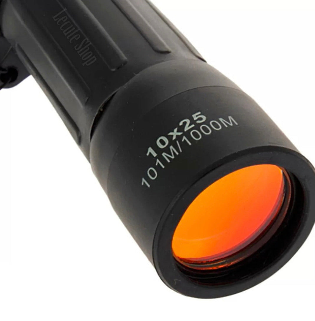 Monocular compacto 10x25 con funda para campismo - foto 2