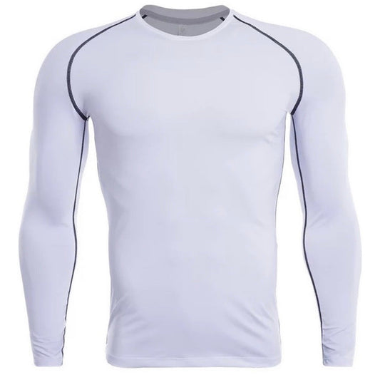 Playera deportiva de licra muy flexible, fresca para gym y entrenamiento