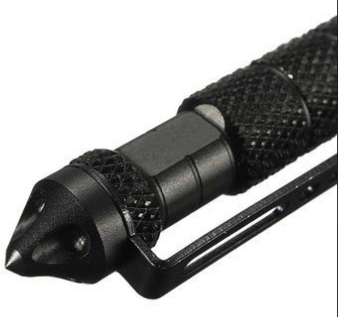 Pluma táctica de aluminio con punta rompe vidrios JF002 - foto 5