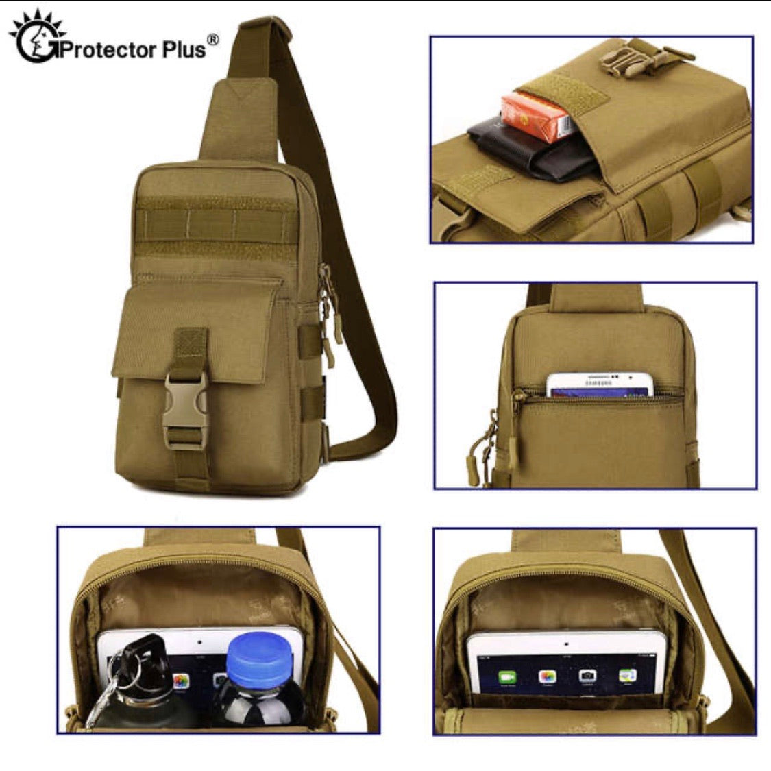 Pechera mochila de 4 litros impermeable con compartimentos - foto 5