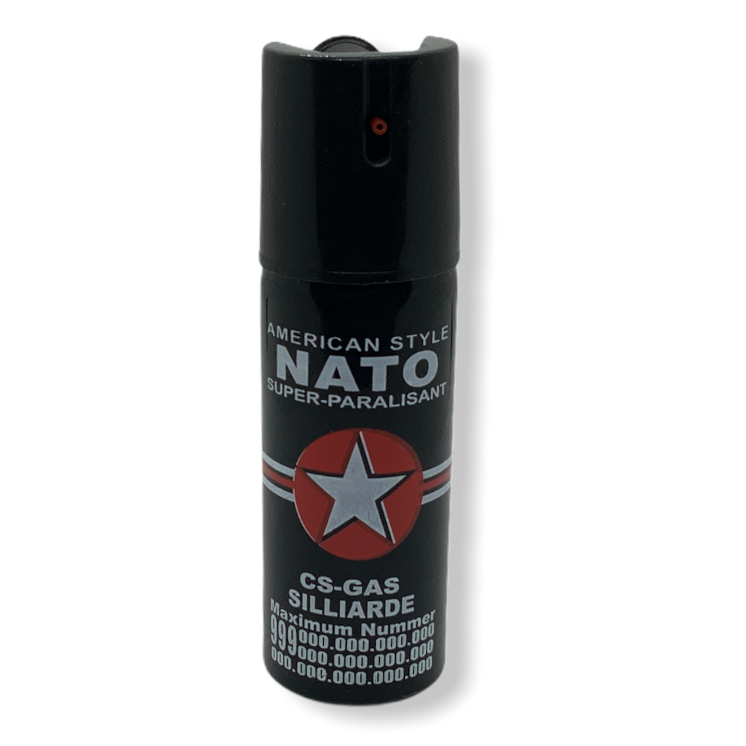 Gas de defensa personal en tres presentaciones: Magnum, Nato y Police