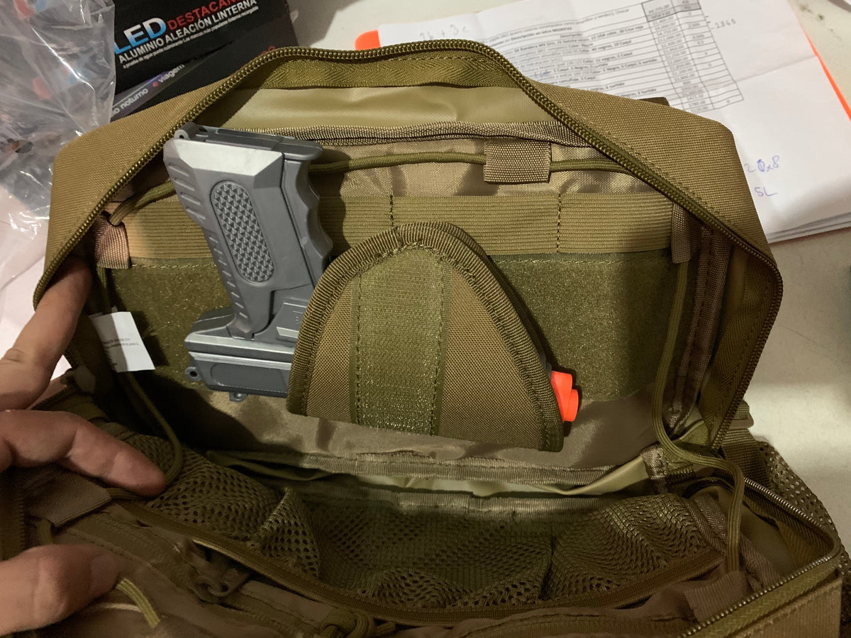 Chest bag de 5 litros WZ974 con compartimento porta arma - foto 6