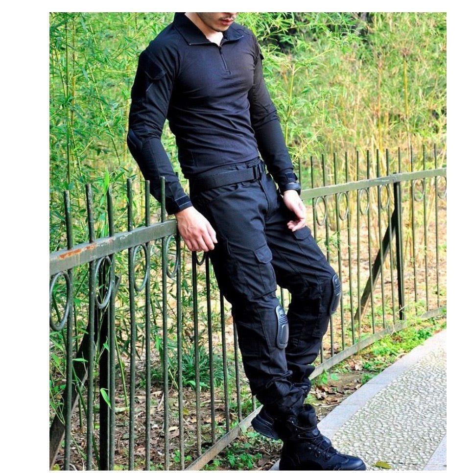 Pantalón táctico ripstop con rodilleras plásticas incluidas - foto 2