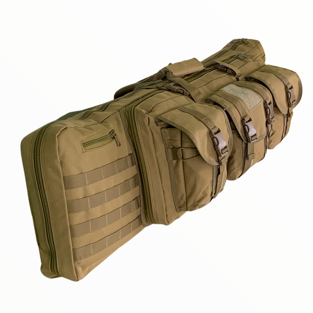 Mochila 2 en 1 para transportar dos escopetas de hasta 42 pulgadas