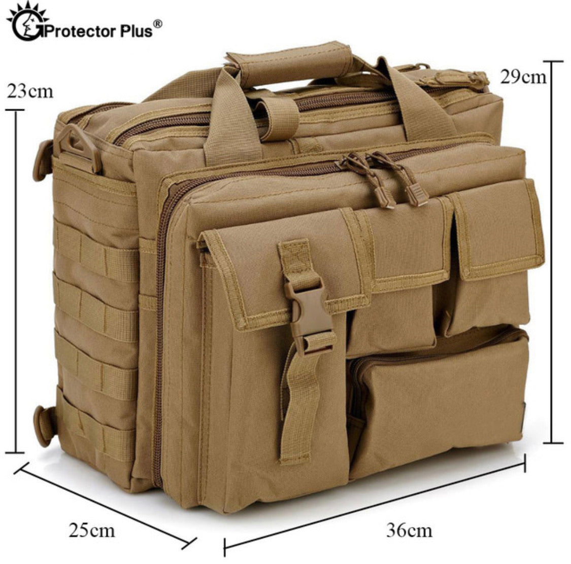 Mochila tipo portafolio de 30 L con compartimentos y correa - foto 3