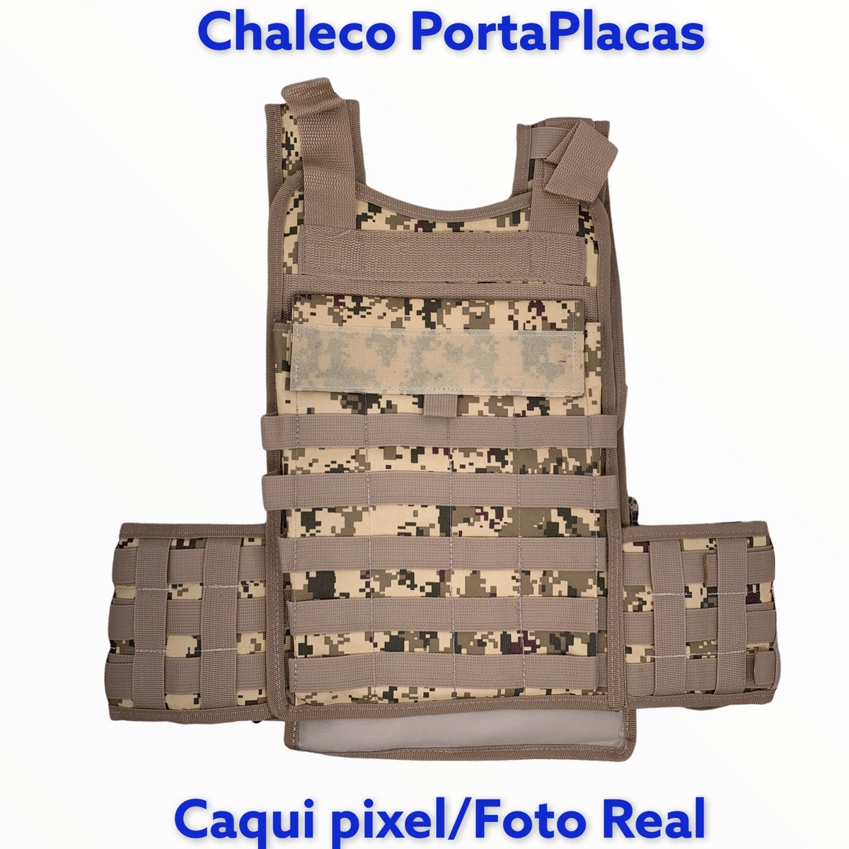 Chaleco porta placas con porta cargadores, Molle y área para parches - foto 3