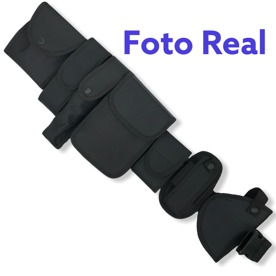 Fornitura táctica 8 en 1 con cinturón, funda y 7 accesorios - foto 2