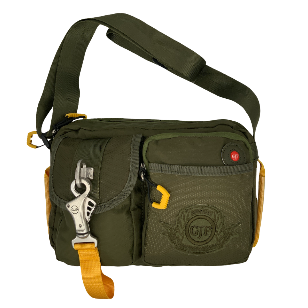 Bolso de mano tipo mariconera de 8 litros con candado de seguridad
