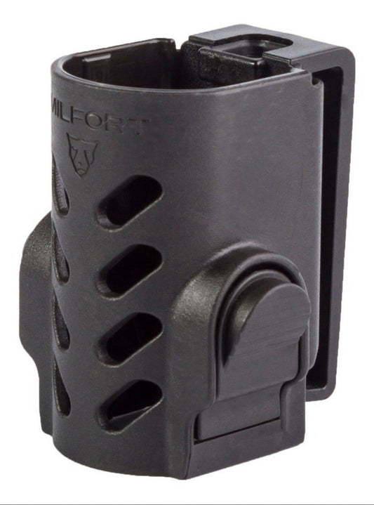 Funda porta lámpara táctica para linterna, color negro
