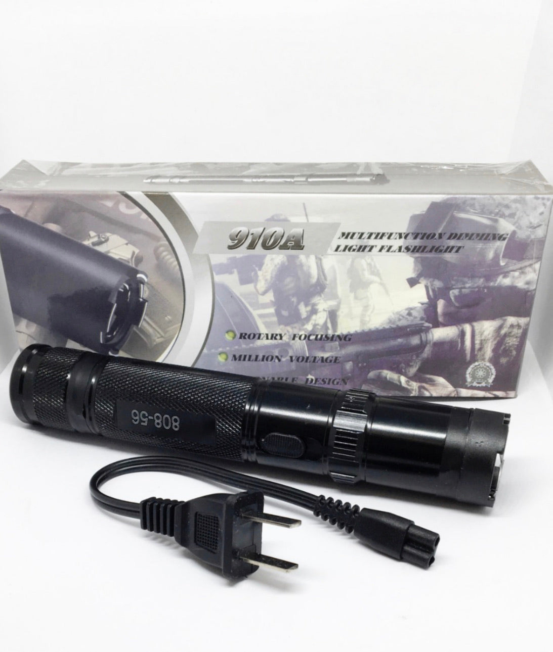 Lámpara 2000 lm con descarga eléctrica y 3 efectos de luz 910AB
