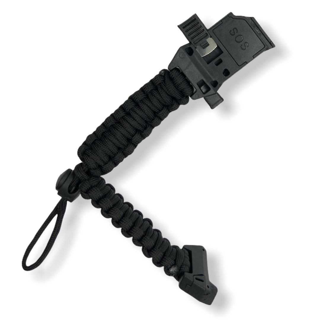 Pulsera de supervivencia 5 en 1 con lámpara, paracord y brújula - foto 3