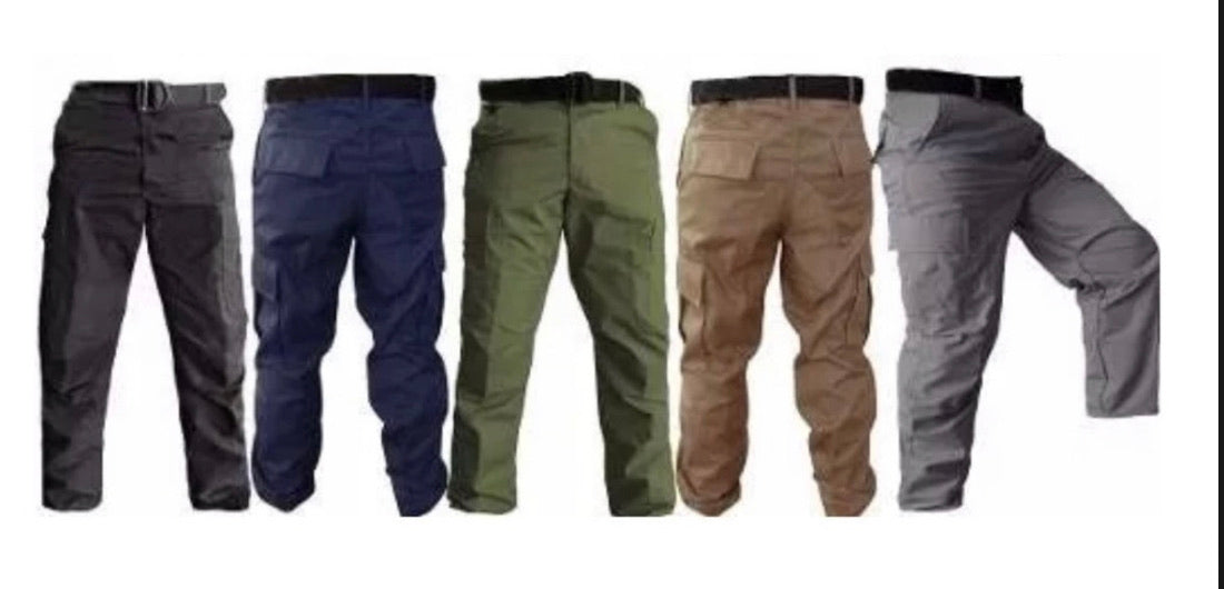 Pantalón táctico cargo de ripstop con bolsas laterales X524 - foto 4