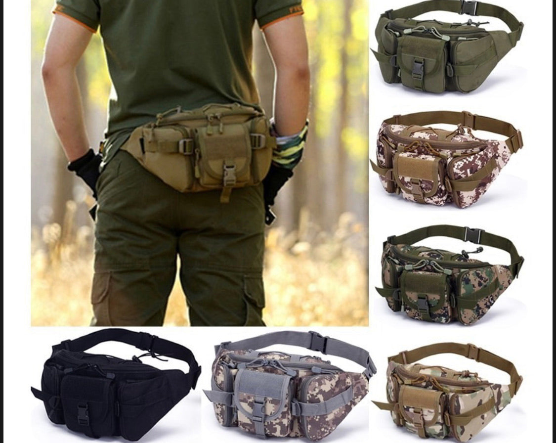 Cangurera táctica militar impermeable con sistema MOLLE - foto 3