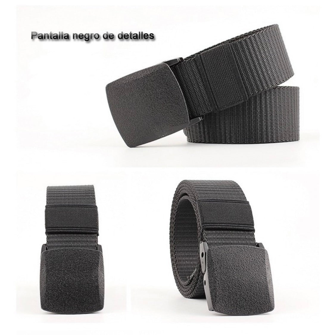 Cinturón táctico de nylon 600D impermeable y ajustable de 122 cm - foto 2