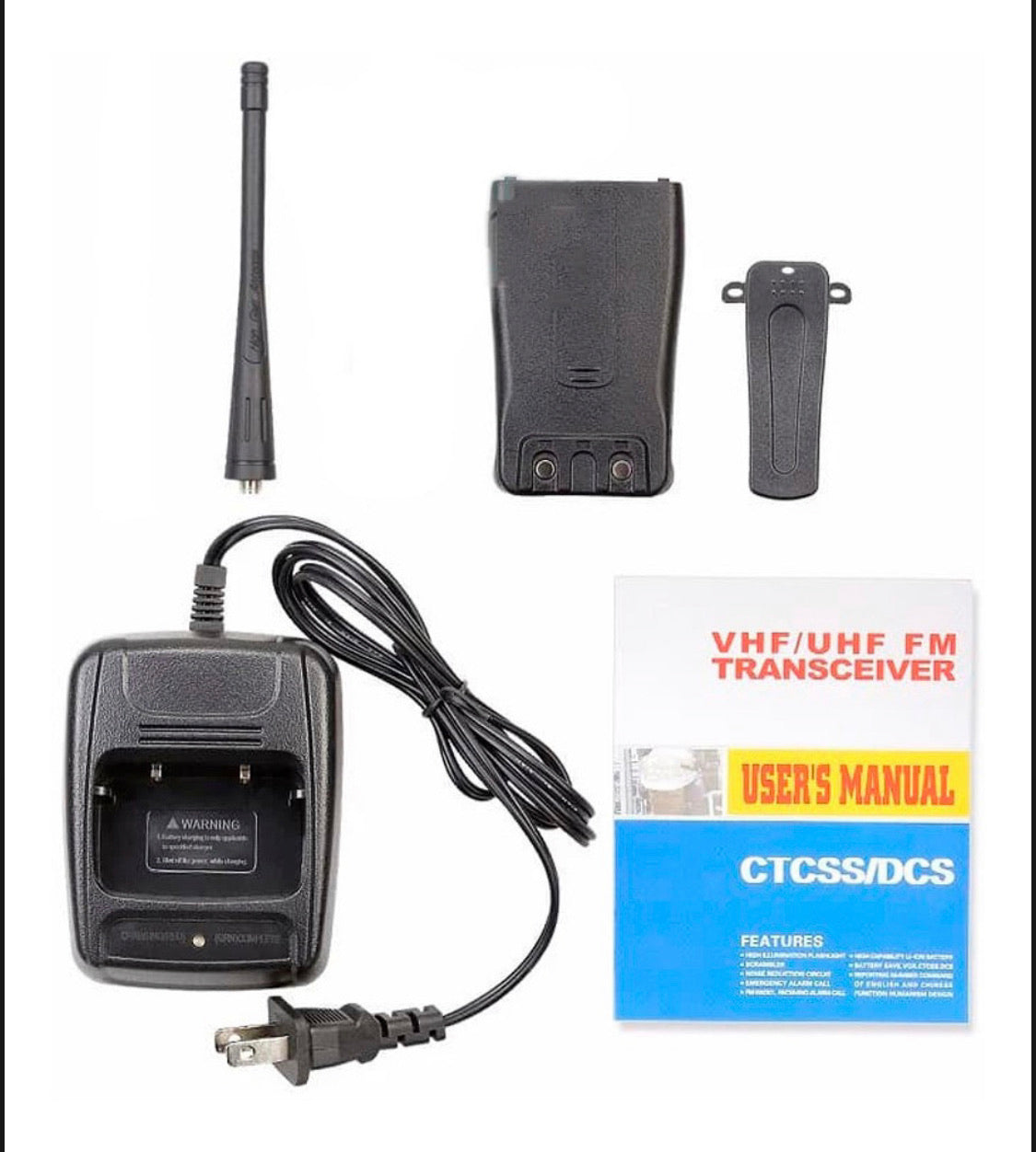 Radio walkie talkie UHF recargable con manos libres, se vende por pieza - foto 5