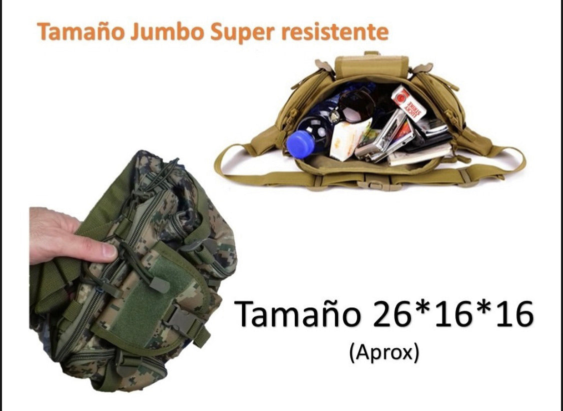 Cangurera táctica impermeable con sistema MOLLE - foto 6