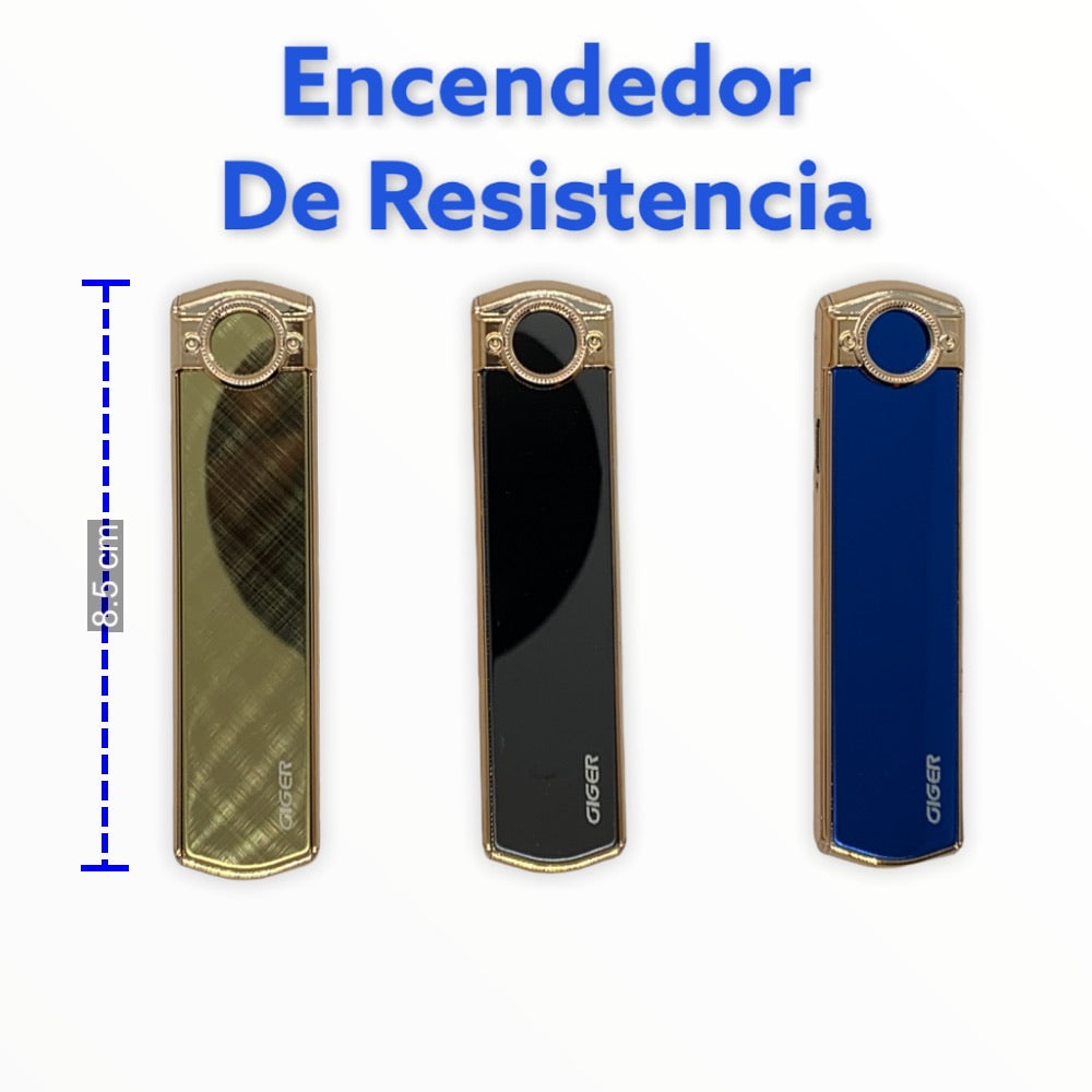 Encendedor eléctrico de resistencia, ultra portátil con carga USB