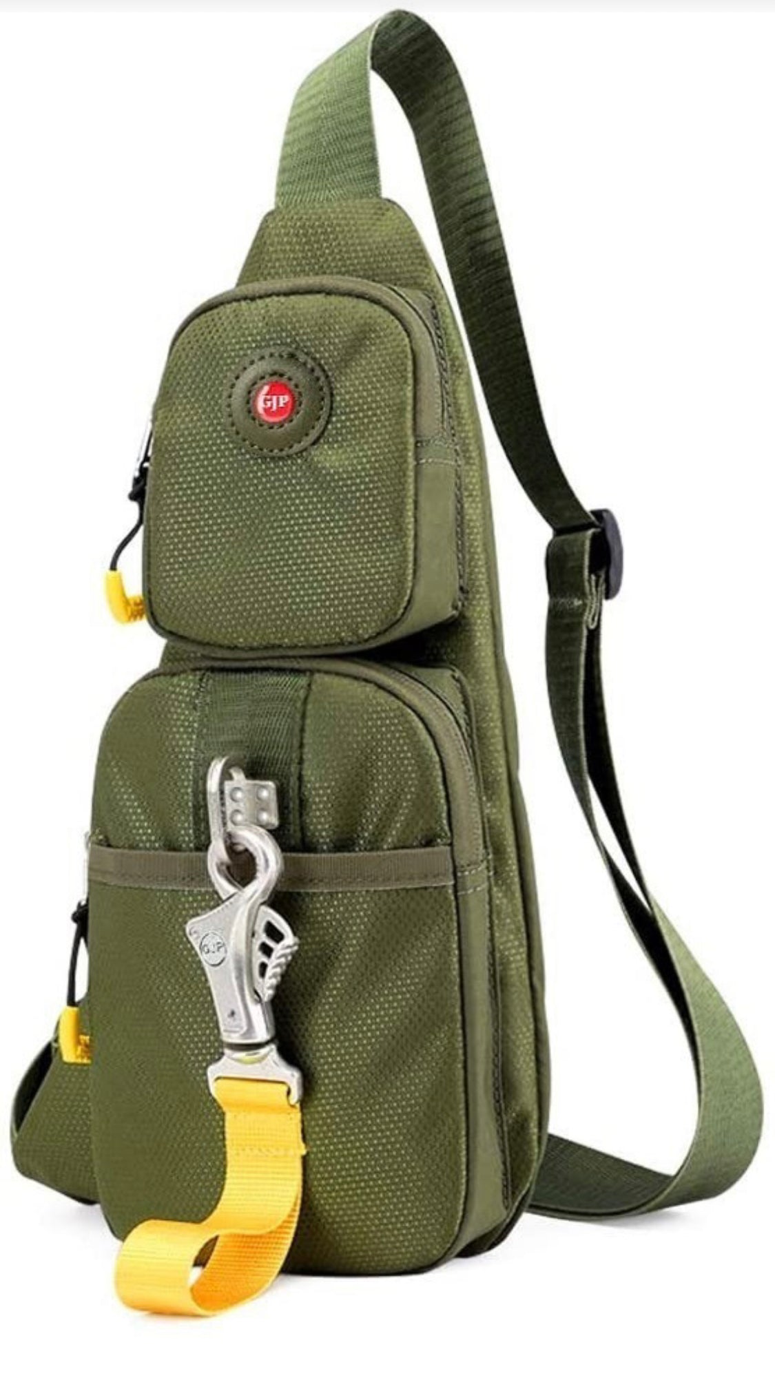 Pechera táctica tipo mochila cangurera con cierres metálicos, modelo 1113