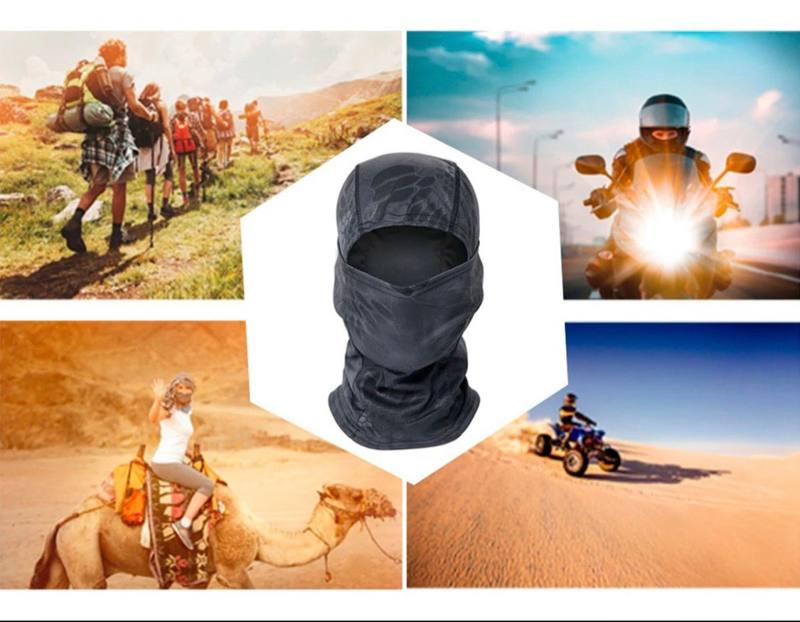 Pasamontañas balaclava elástico para usar en varias posiciones - foto 6
