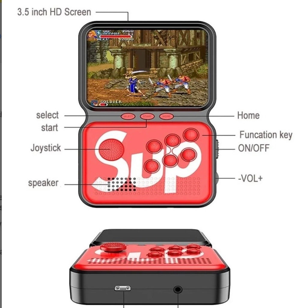 Consola portátil retro con 900 juegos clásicos precargados - foto 5