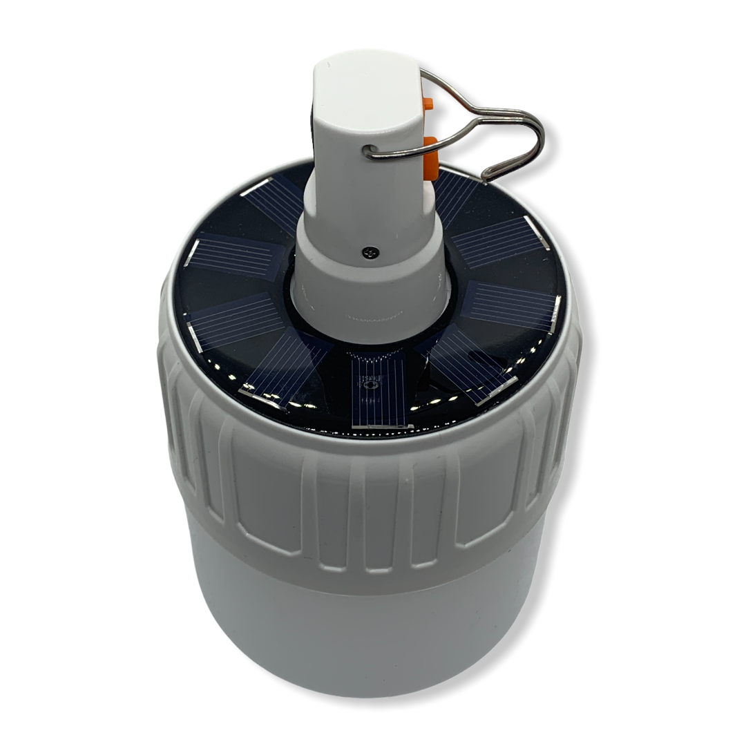 Foco LED de 18 W recargable por solar y cable V8 con tres modos - foto 4