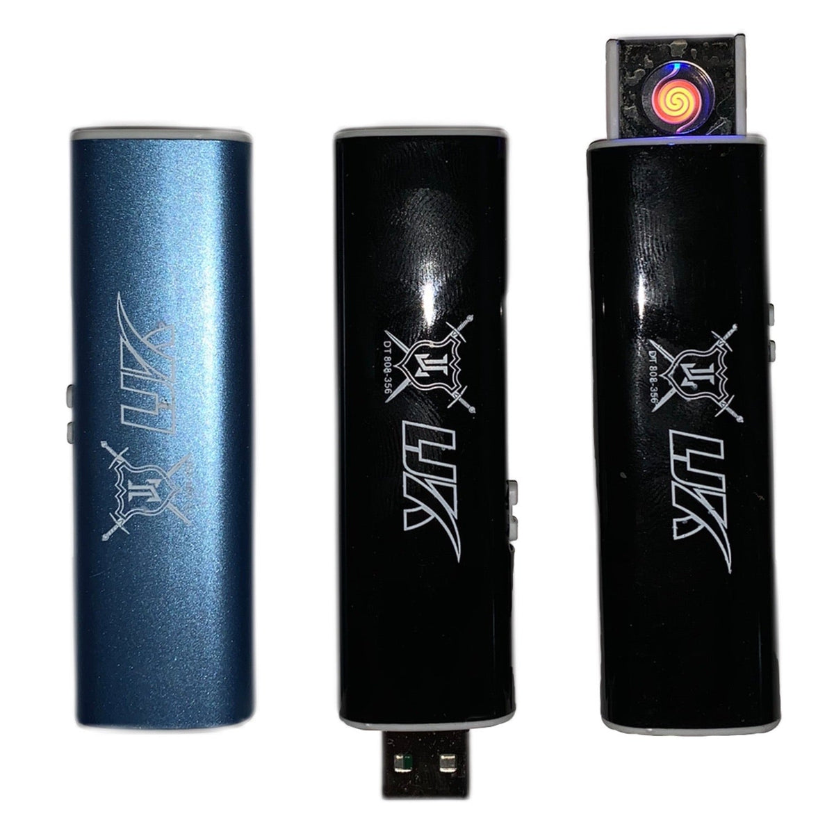 Encendedor electrónico ultra delgado de 8 cm, recargable por USB
