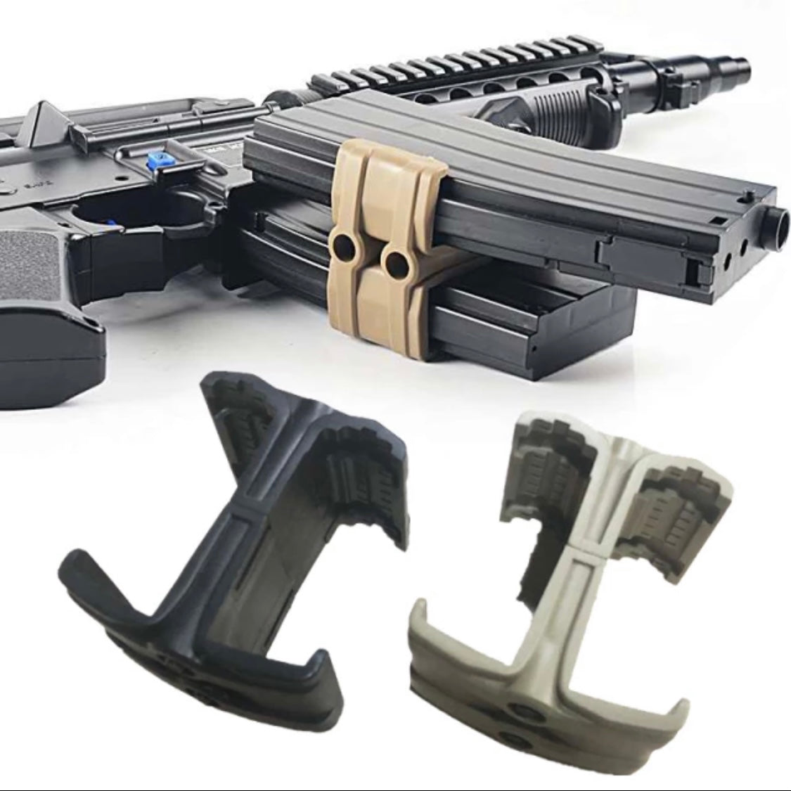 Clip acoplador de cargadores 5.56x45 mm NATO de ABS PJ335
