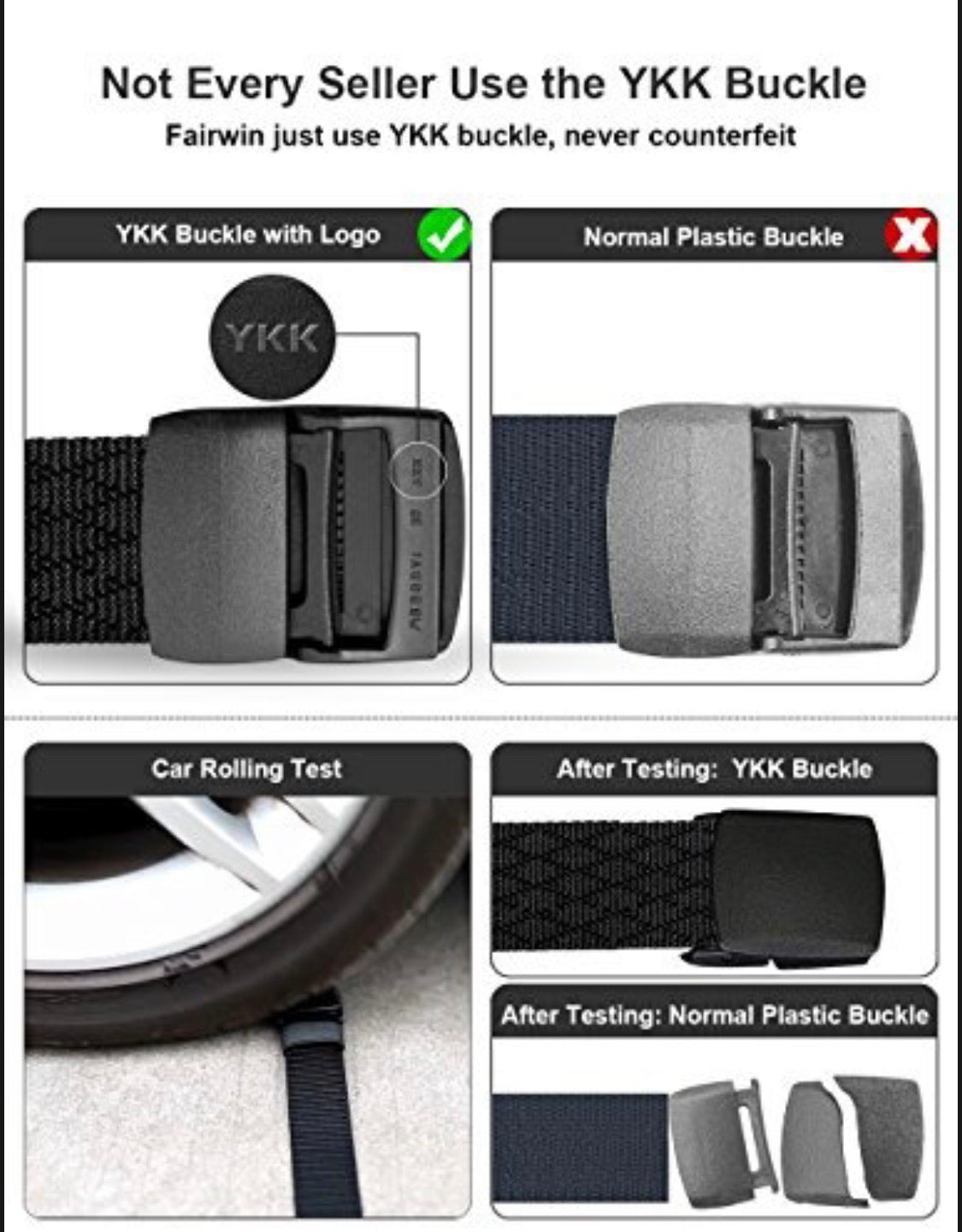 Cinturón táctico de nylon ajustable ultra resistente X223 - foto 5