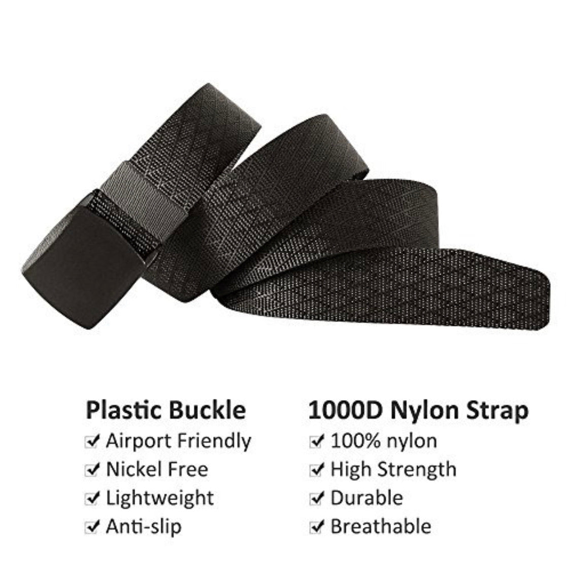 Cinturón táctico de nylon ajustable ultra resistente X223 - foto 2