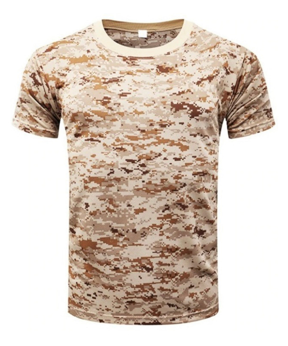Playera de algodón estilo táctico transpirable para fitness