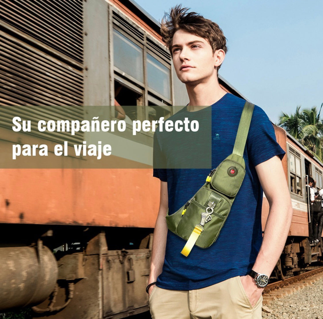 Pechera táctica tipo mochila cangurera con cierres metálicos, modelo 1113 - foto 6