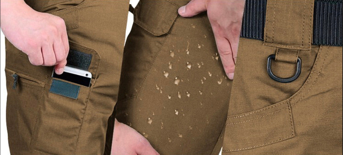 Pantalón táctico tipo cargo ripstop impermeable de uso casual - foto 9