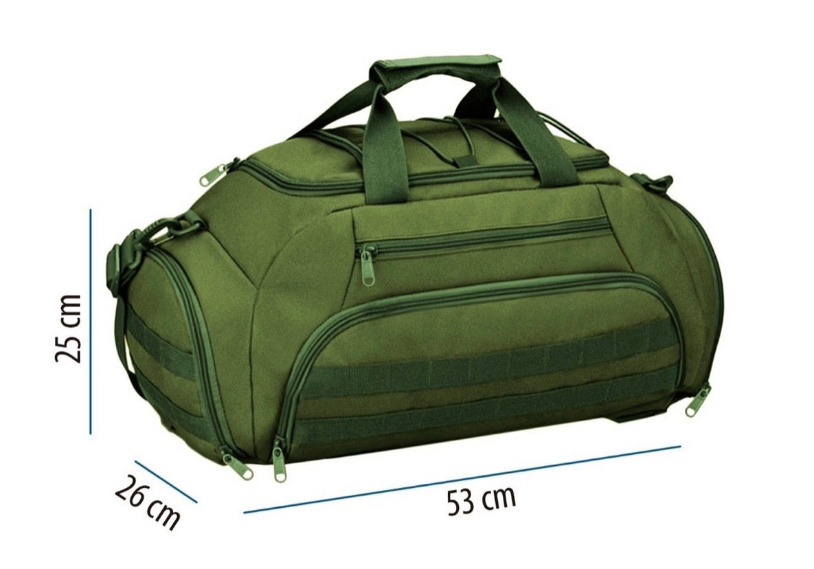 Maleta táctica 3 en 1 de 40 litros: maletín, cruzada y mochila - foto 8