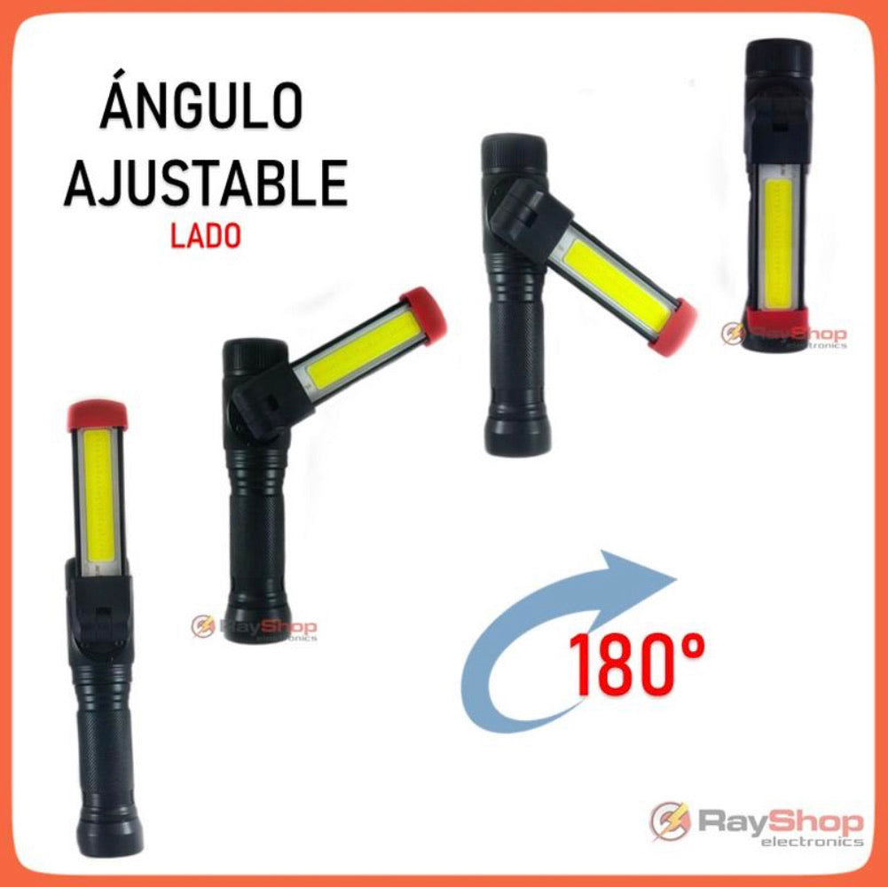 Mini lámpara LED COB con luz roja, estrobo y luz UV para billetes - foto 4