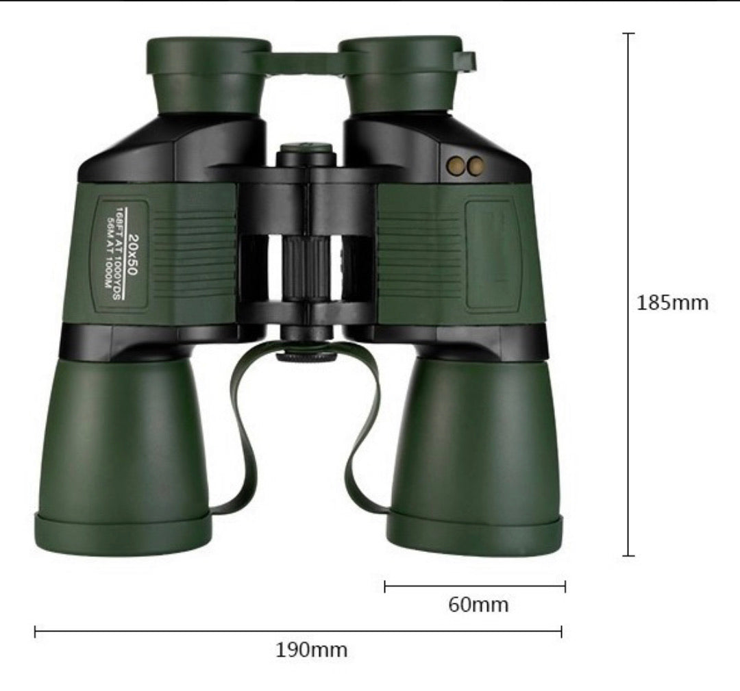 Binoculares 7x50 con retícula iluminada LED, impermeables y con funda - foto 6