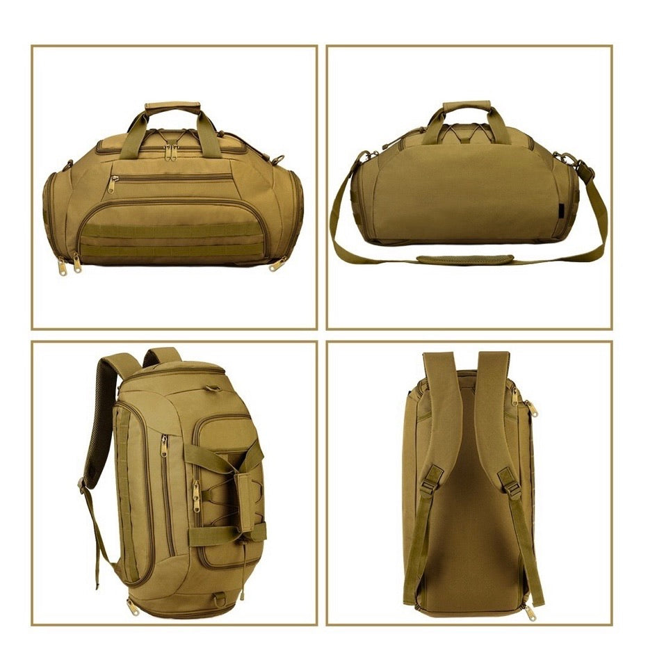 Maleta táctica 3 en 1 de 40 litros: maletín, cruzada y mochila - foto 2