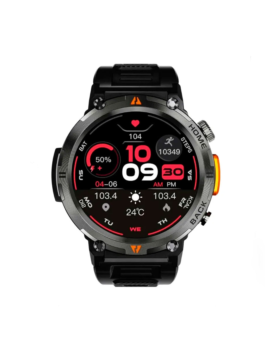 Smartwatch Ke3 Con Linterna Integrada Estilo Militar Uso Rudo Y Deportivo/ Llamadas/ Notificaciones